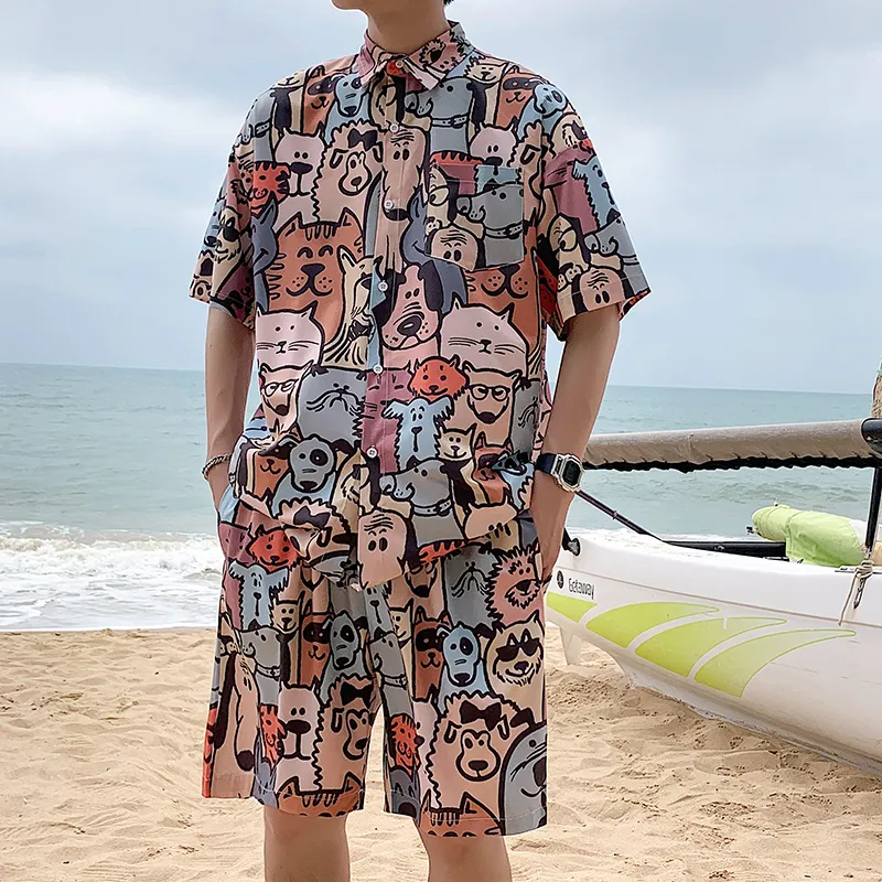 Fakeyoung Shirt Matching Set Unisex-4