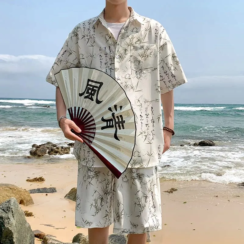 Fakeyoung Shirt Matching Set Unisex-8