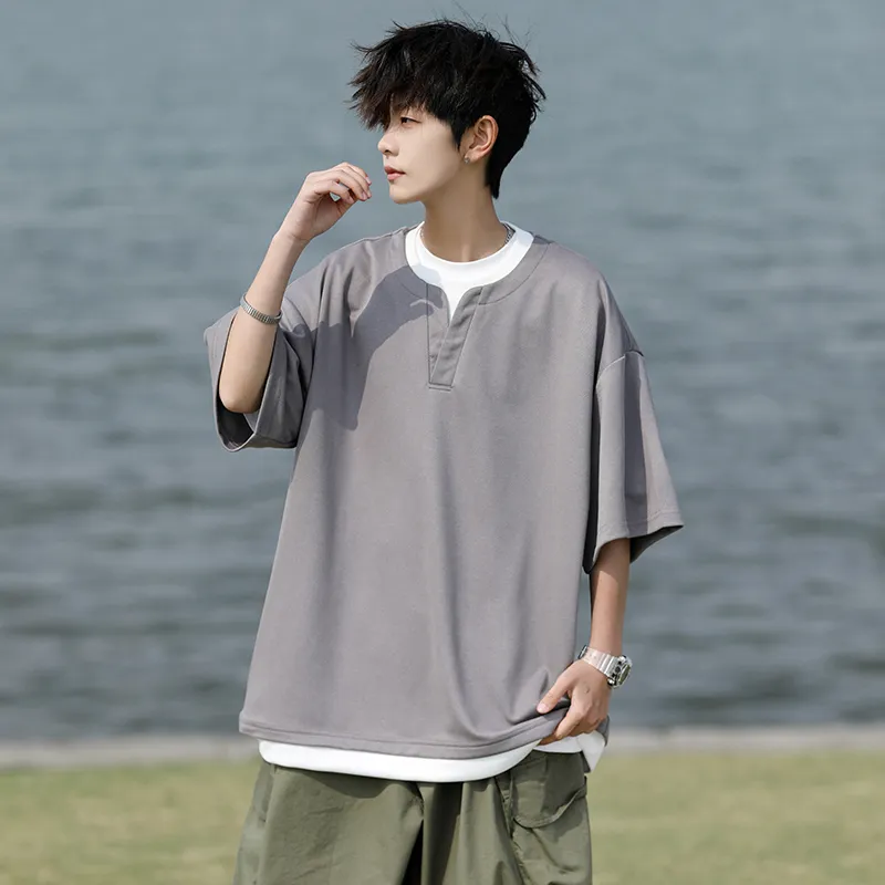 Fakeyoung Short Sleeved T Shirts Unisex-7