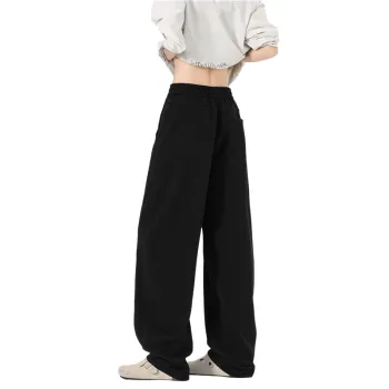 Fakeyoung Casual Pants Unisex Black