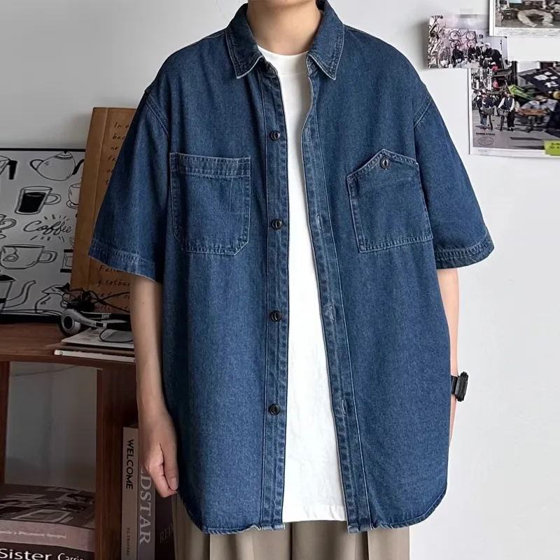 Fakeyoung Shirts Unisex Blue-4