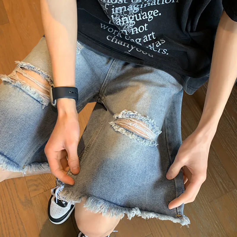 Fakeyoung Denim Shorts Unisex-9