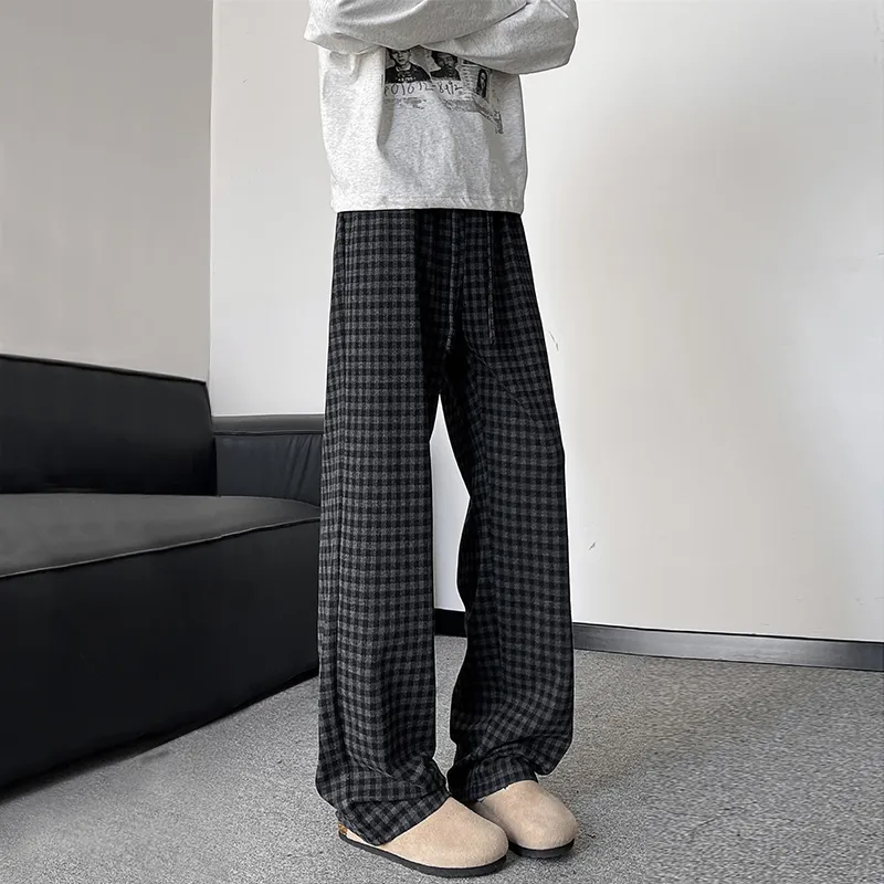 Fakeyoung Casual Pants Unisex Black-1