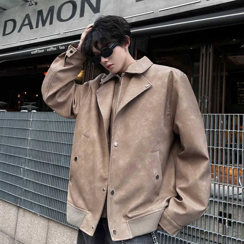 Fakeyoung Leather Jacket Unisex-9