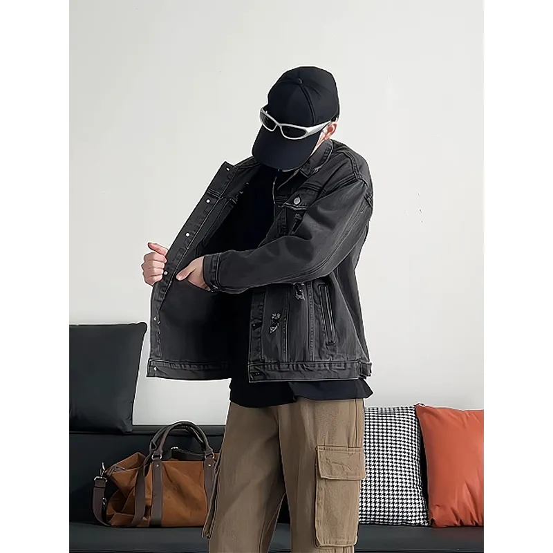 Fakeyoung Denim Jackets Unisex-1