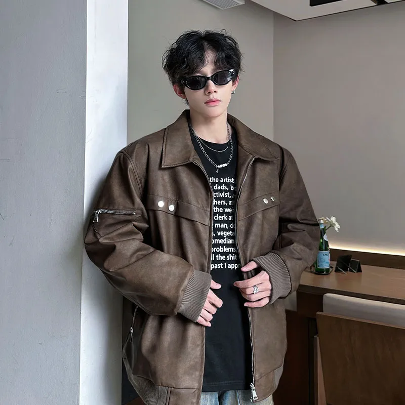 Fakeyoung Leather Jacket Unisex-8