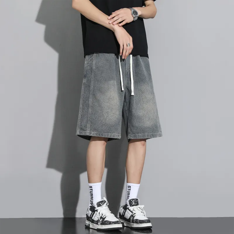 Fakeyoung Denim Shorts Unisex-9