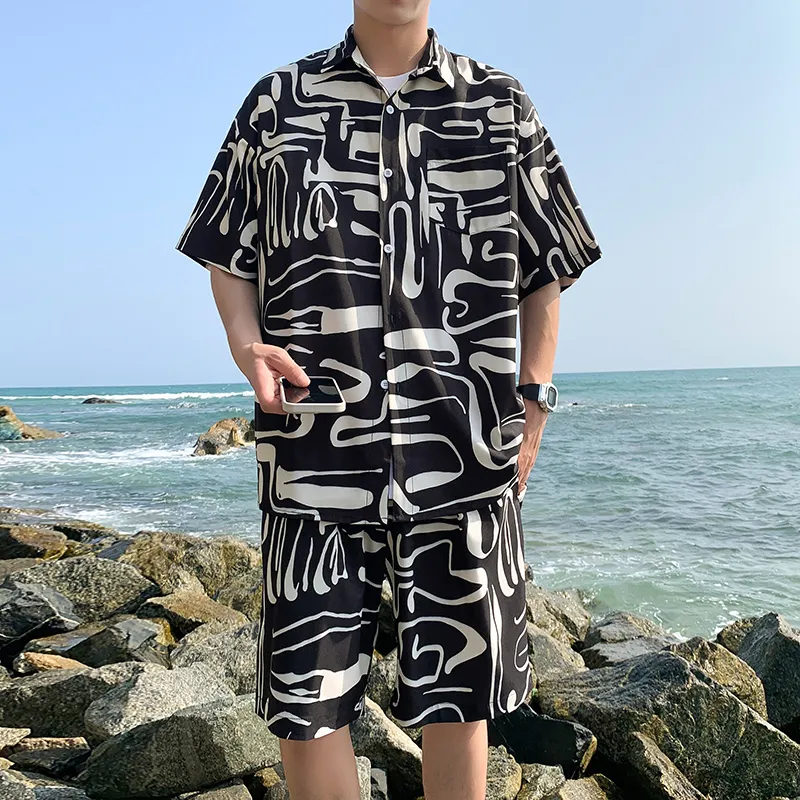 Fakeyoung Shirt Matching Set Unisex-4