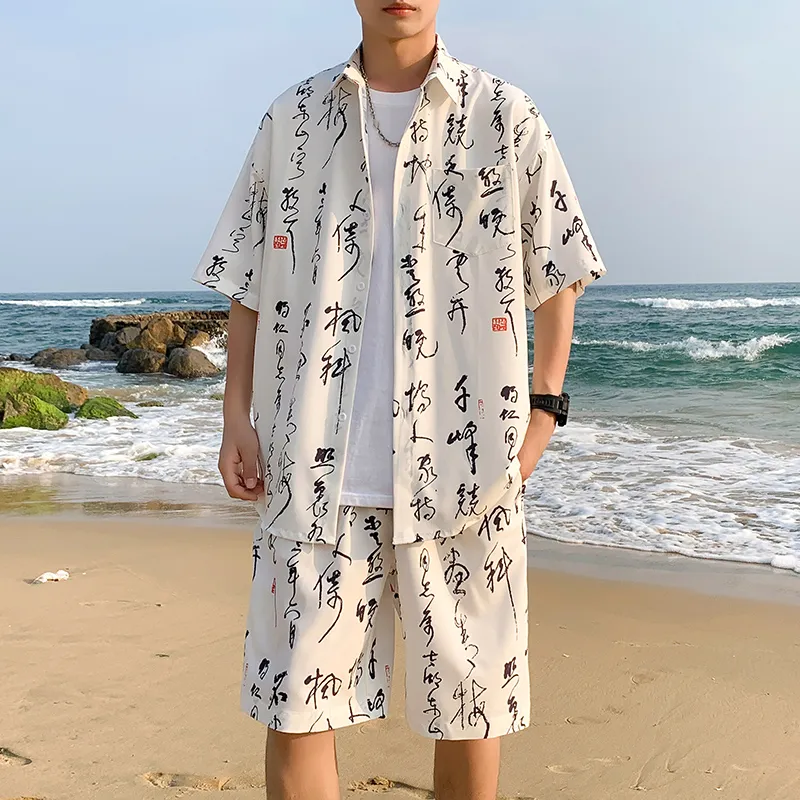 Fakeyoung Shirt Matching Set Unisex-4
