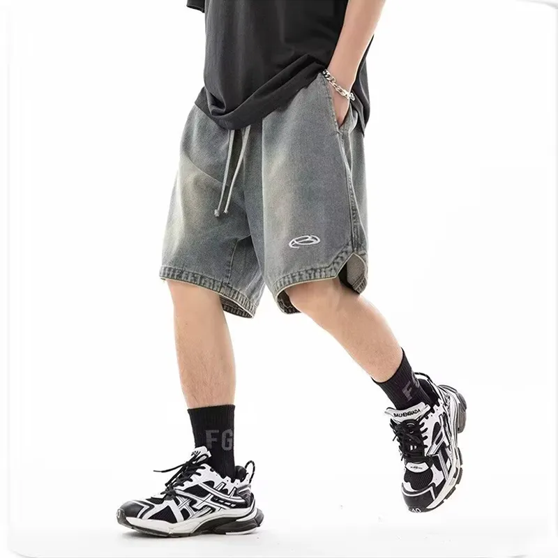 Fakeyoung Denim Shorts Unisex-4
