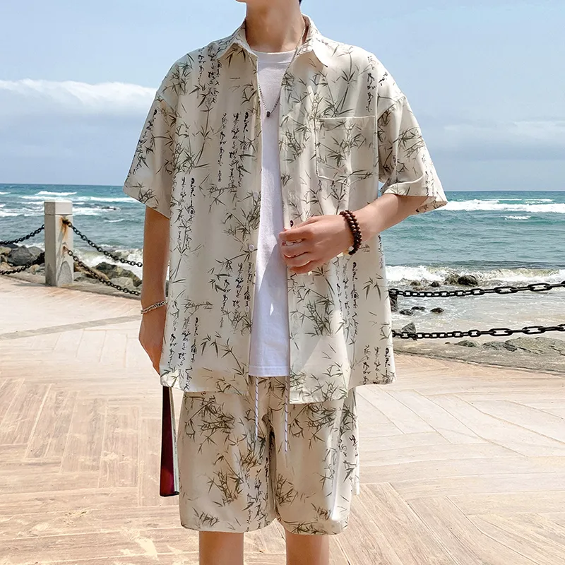 Fakeyoung Shirt Matching Set Unisex-9