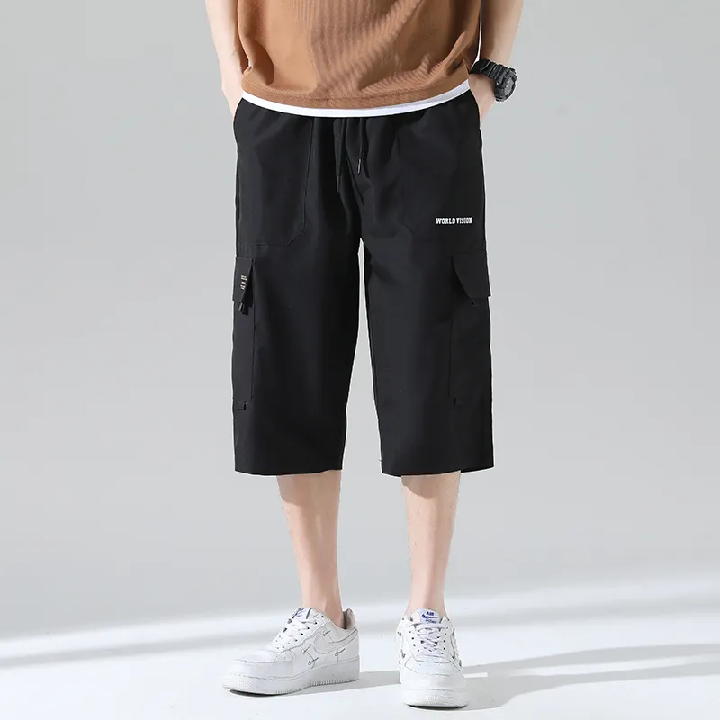 Fakeyoung Casual Capri Shorts Unisex-2