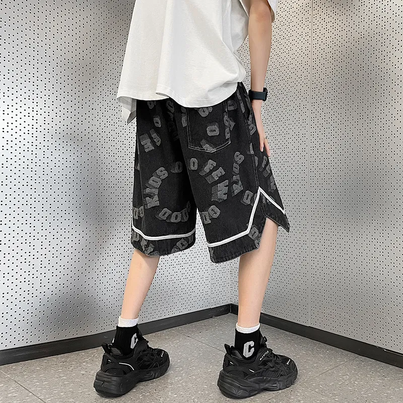 TESTUNG Classic Denim Shorts Unisex-6