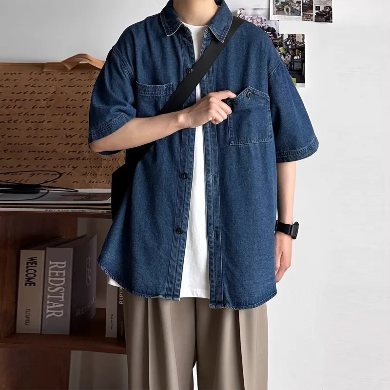 Fakeyoung Shirts Unisex Blue-2