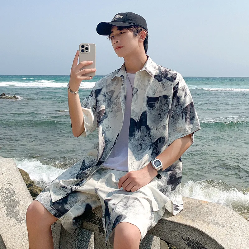 Fakeyoung Shirt Matching Set Unisex-5