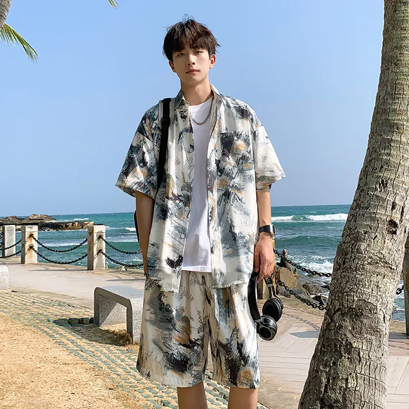 Fakeyoung Shirt Matching Set Unisex-14