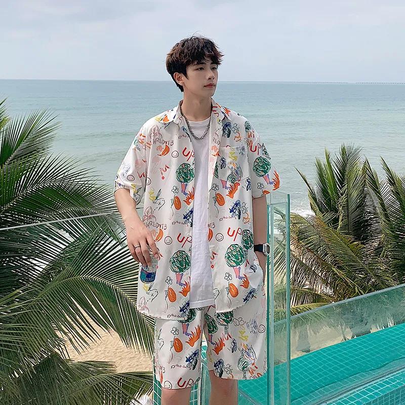 Fakeyoung Shirt Matching Set Unisex-3