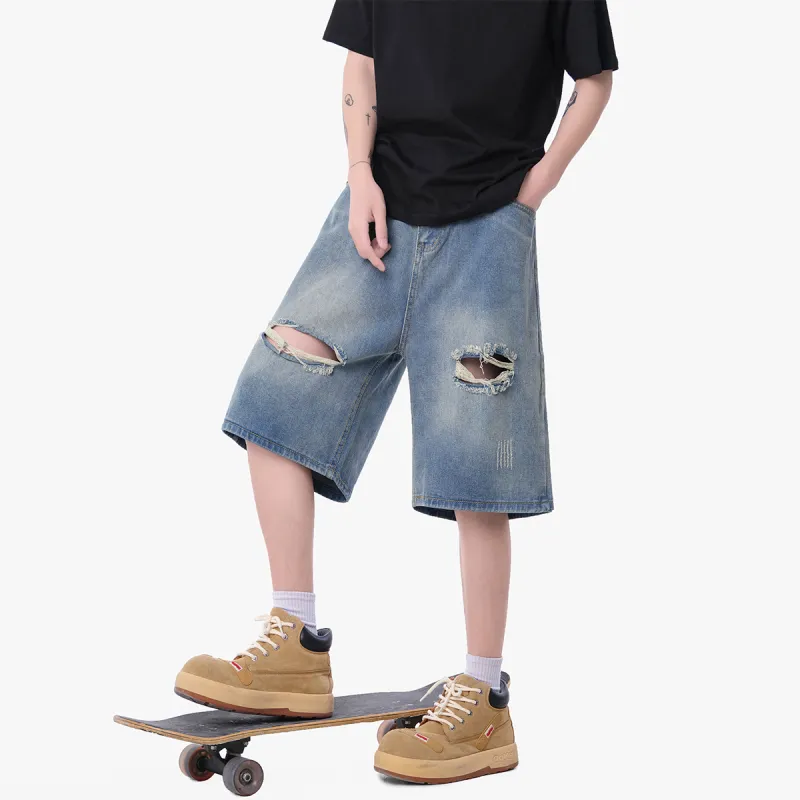 Fakeyoung Denim Shorts Unisex-6