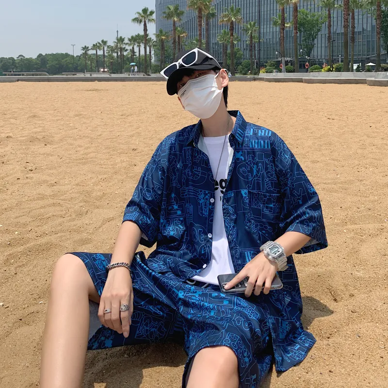 Fakeyoung Shirt Matching Set Unisex-8