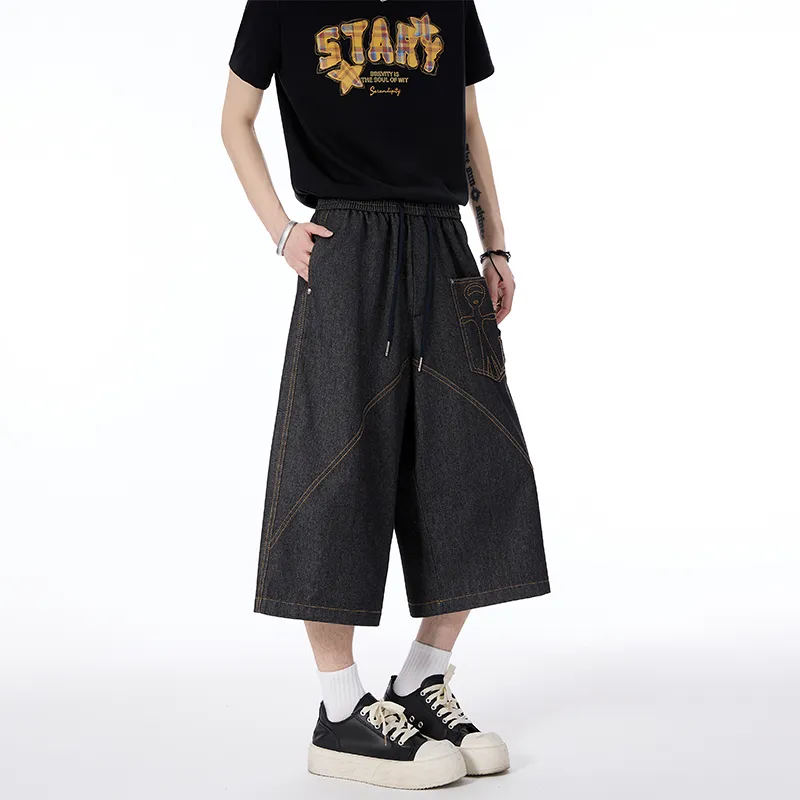 Fakeyoung Denim Shorts Unisex-2