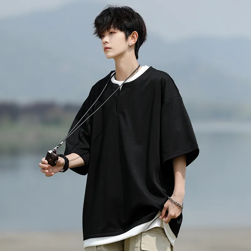 Fakeyoung Short Sleeved T Shirts Unisex-2