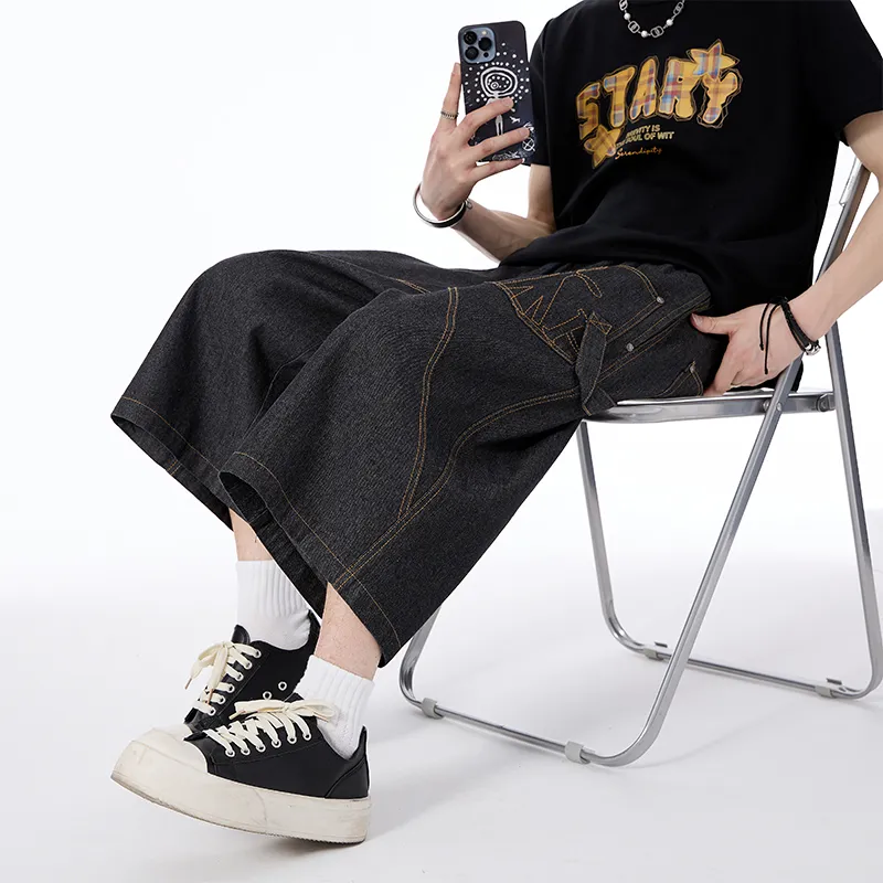 Fakeyoung Denim Shorts Unisex-3