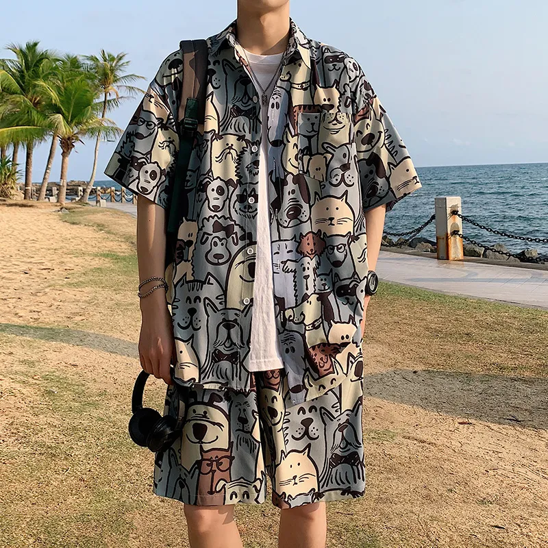 Fakeyoung Shirt Matching Set Unisex-10