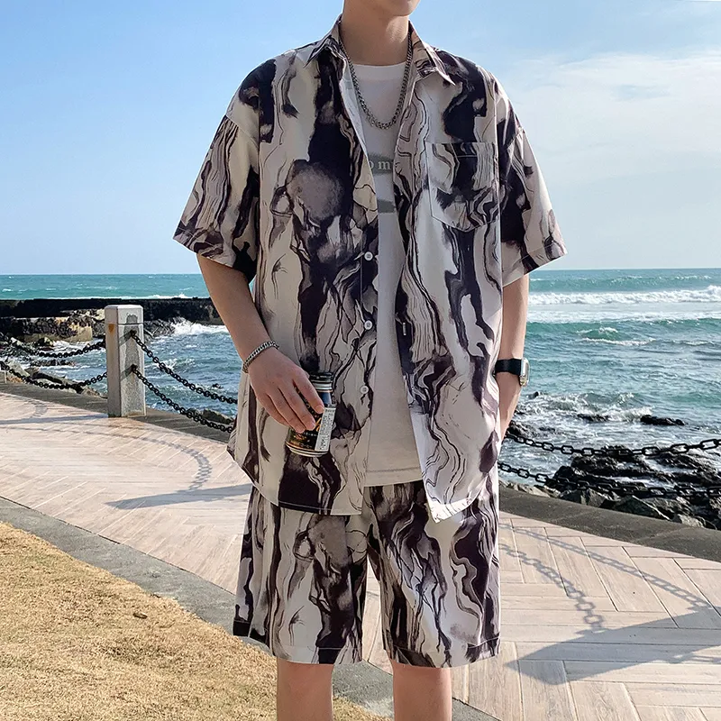 Fakeyoung Shirt Matching Set Unisex-2