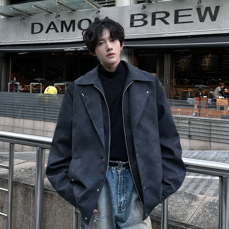 Fakeyoung Leather Jacket Unisex-3