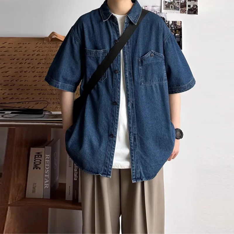 Fakeyoung Shirts Unisex Blue-3