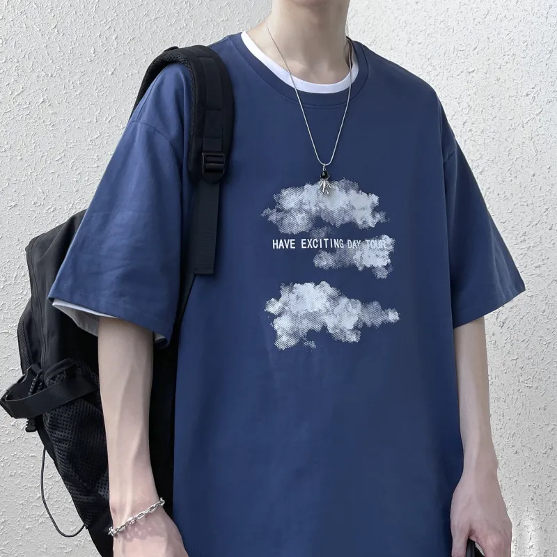 Fakeyoung Short Sleeved T Shirts Unisex-15