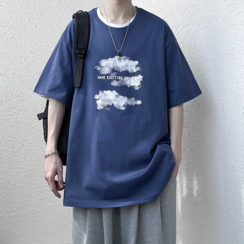 Fakeyoung Short Sleeved T Shirts Unisex-14