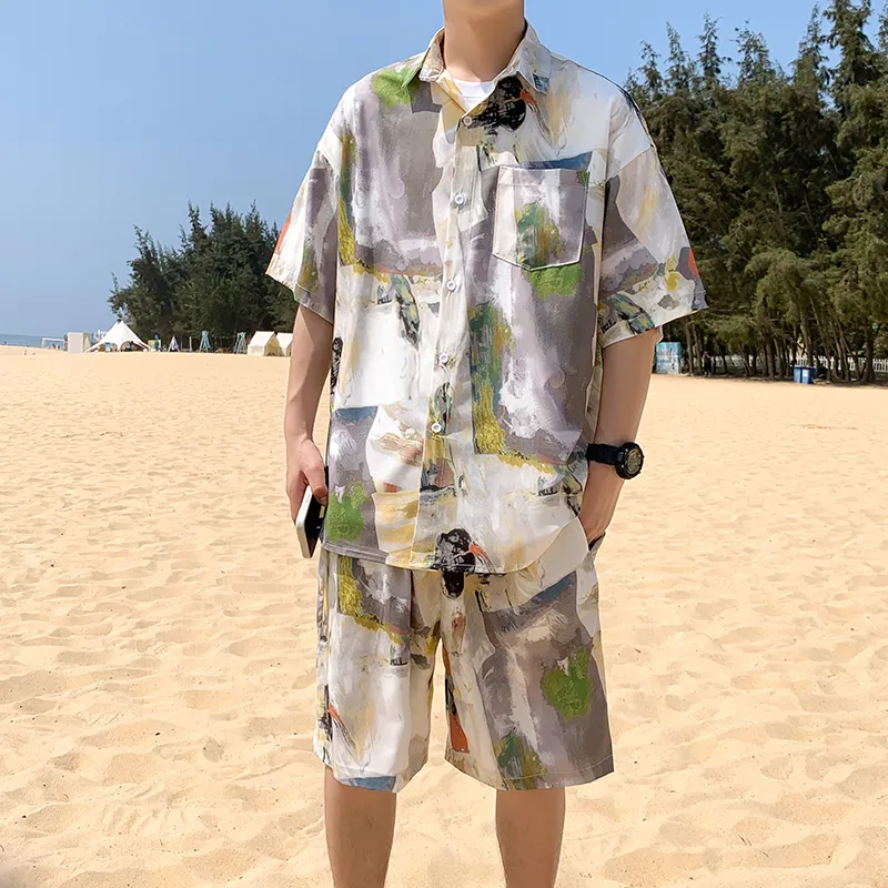 Fakeyoung Shirt Matching Set Unisex-12