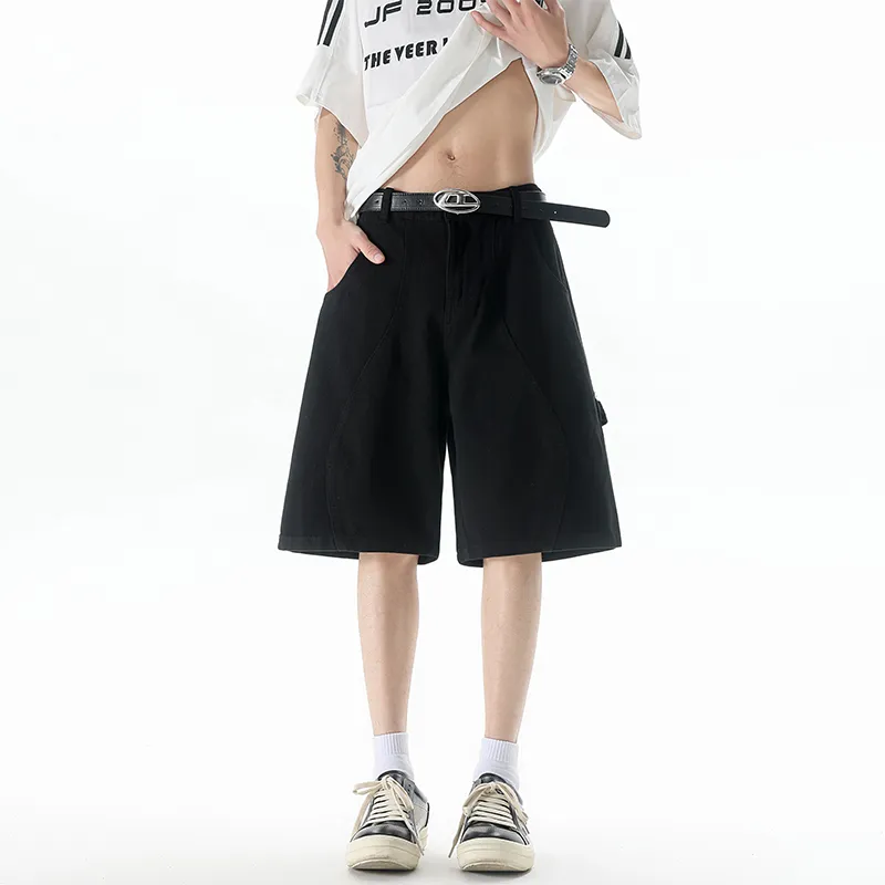 Fakeyoung Denim Shorts Unisex-5