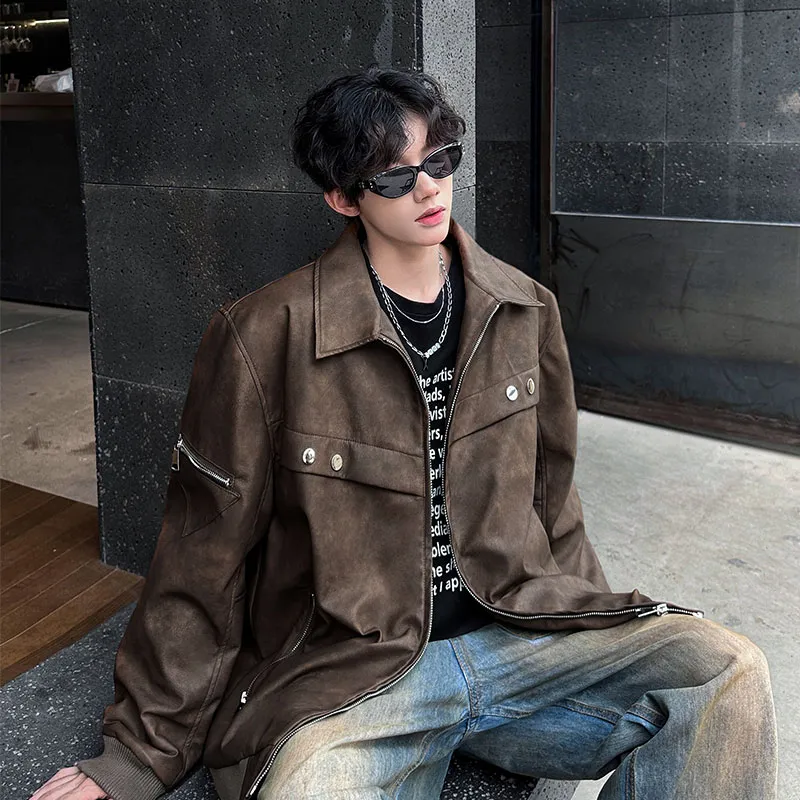 Fakeyoung Leather Jacket Unisex-10
