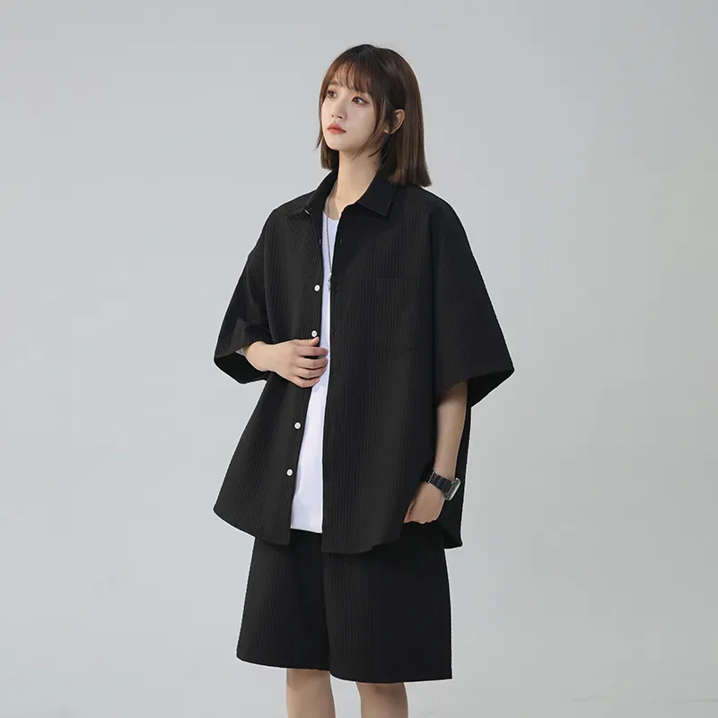 Fakeyoung Shirt Matching Set Unisex-4