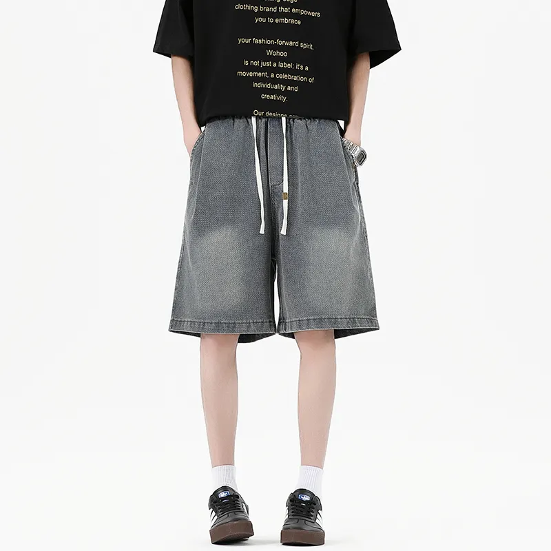 Fakeyoung Denim Shorts Unisex-10
