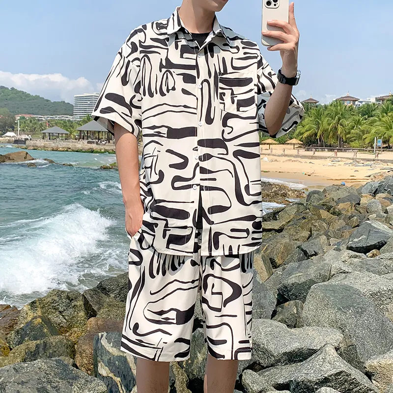 Fakeyoung Shirt Matching Set Unisex-9