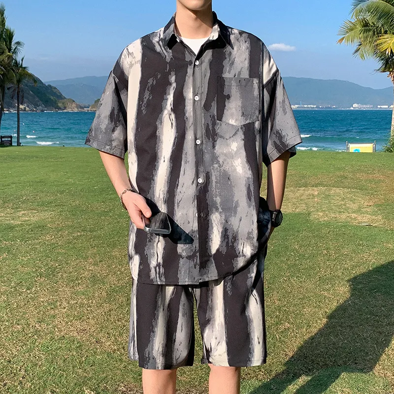 Fakeyoung Shirt Matching Set Unisex-4