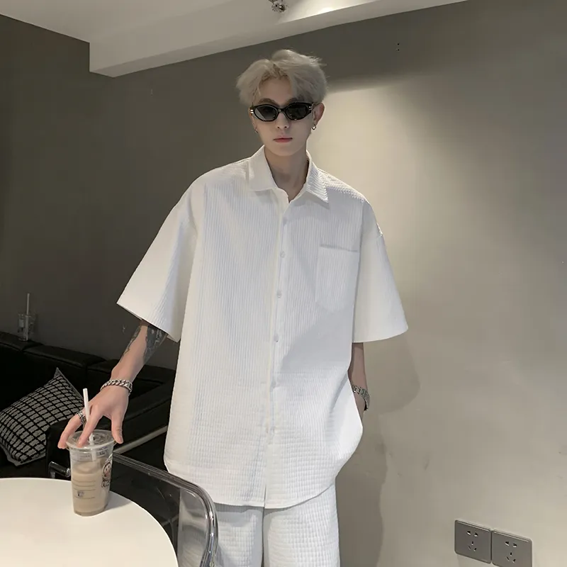 Fakeyoung Shirt Matching Set Unisex-9
