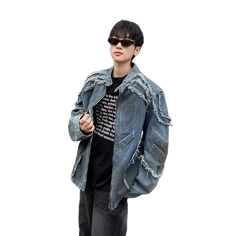 Fakeyoung Jackets Coats Unisex Blue-3