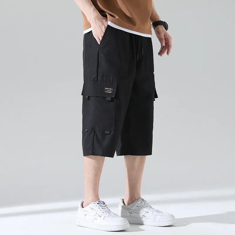 Fakeyoung Casual Capri Shorts Unisex-3