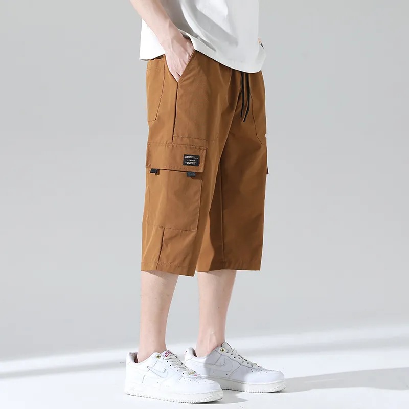 Fakeyoung Casual Capri Shorts Unisex-11