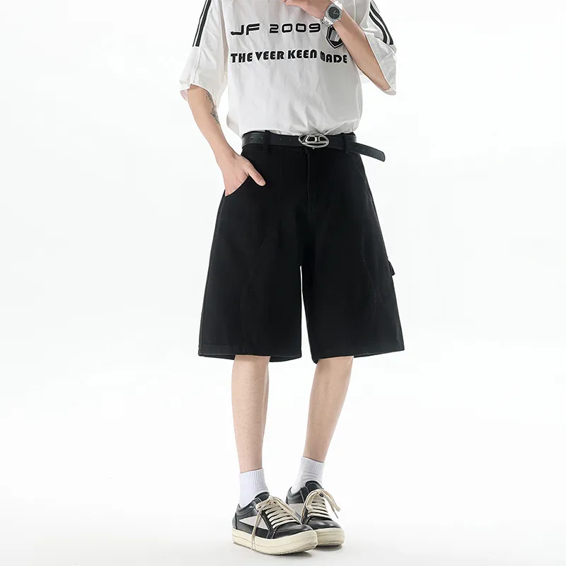 Fakeyoung Denim Shorts Unisex-7