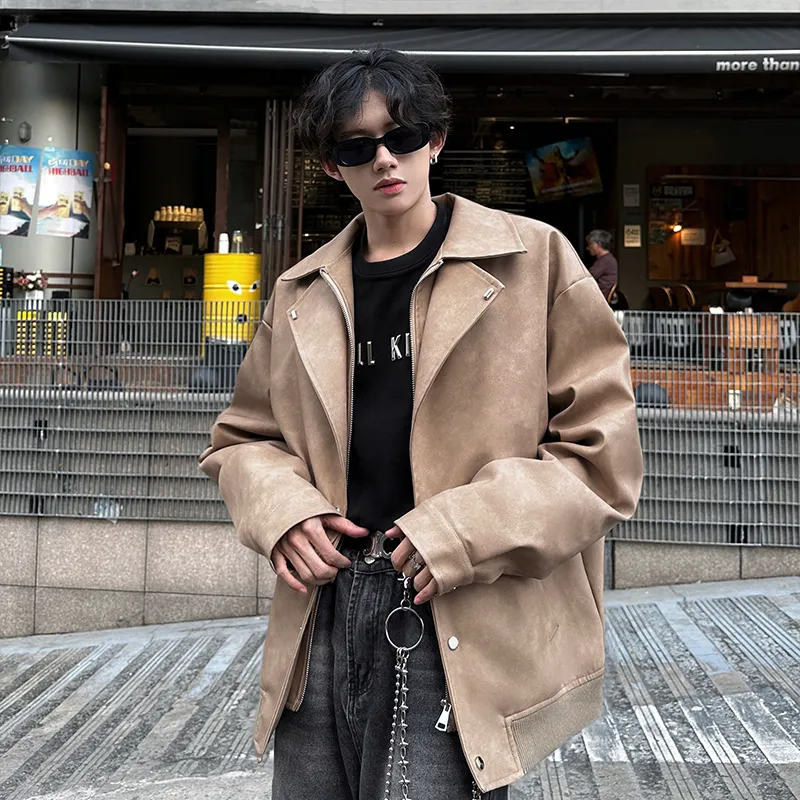 Fakeyoung Leather Jacket Unisex-10