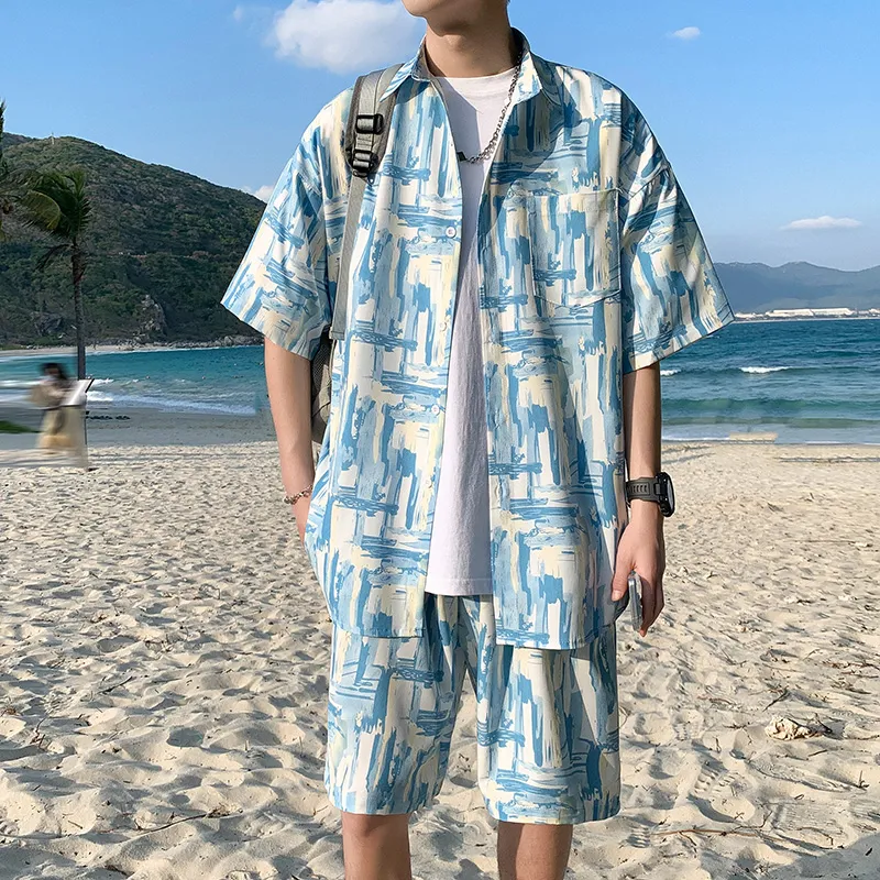 Fakeyoung Shirt Matching Set Unisex-2