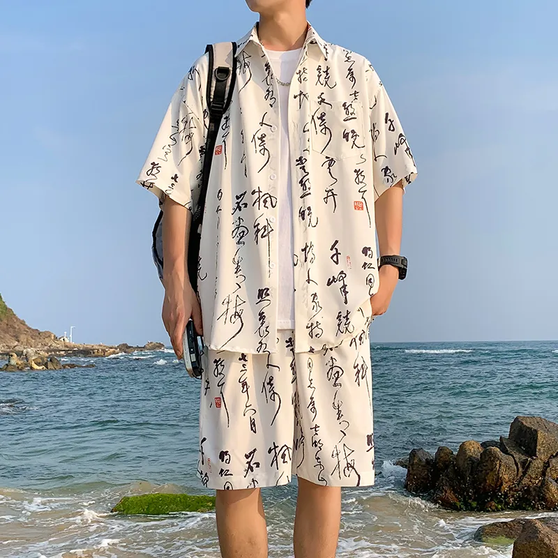 Fakeyoung Shirt Matching Set Unisex-2