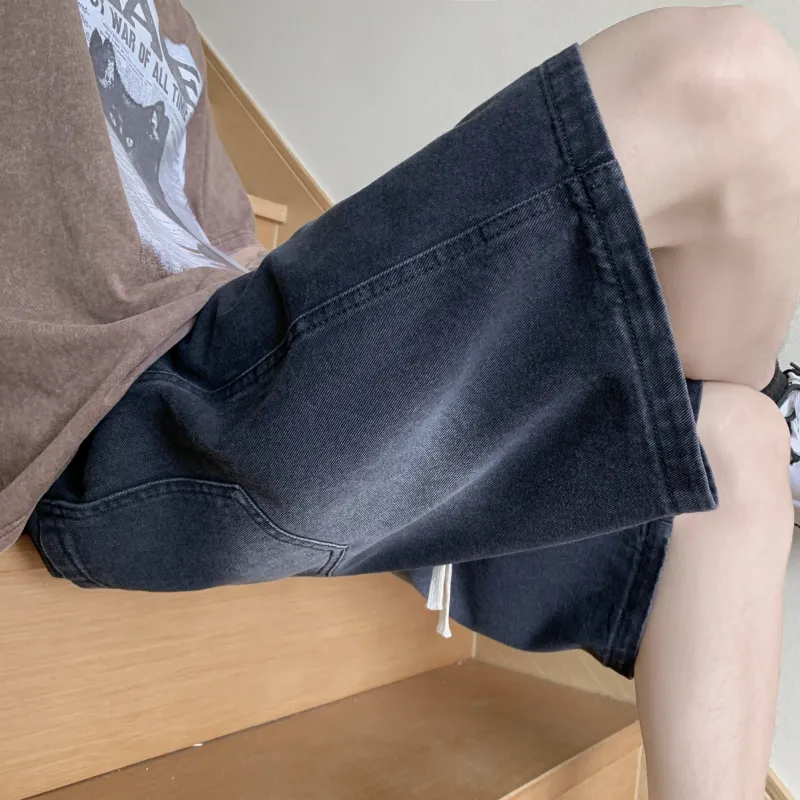 Fakeyoung Denim Shorts Unisex-7