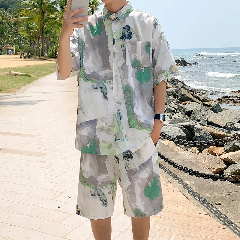 Fakeyoung Shirt Matching Set Unisex-5