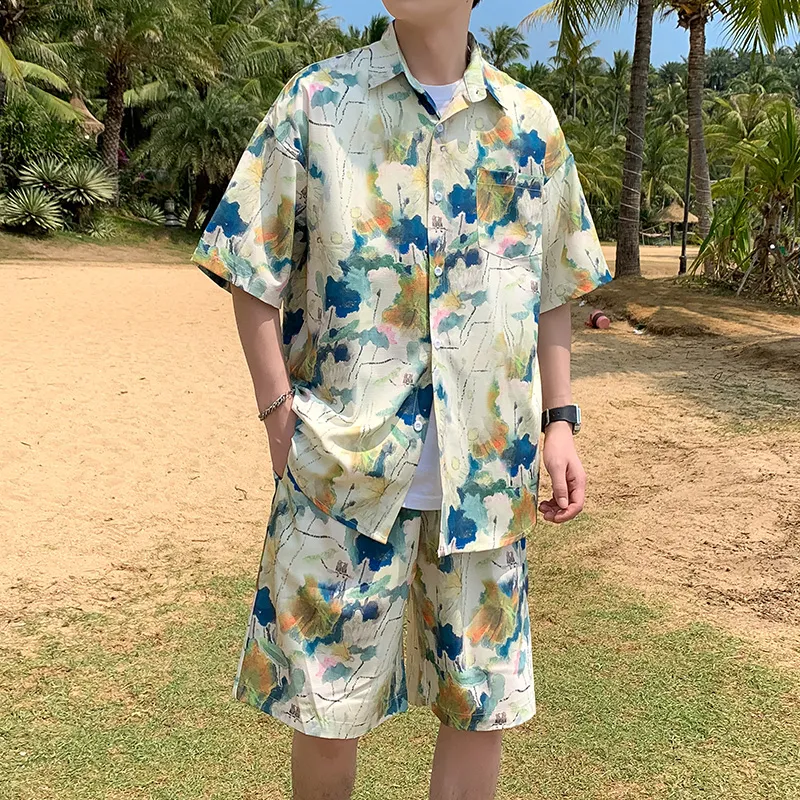 Fakeyoung Shirt Matching Set Unisex-11
